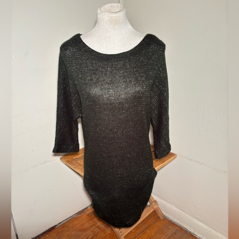 Sparkle & Fade Metallic Sweater Dress
